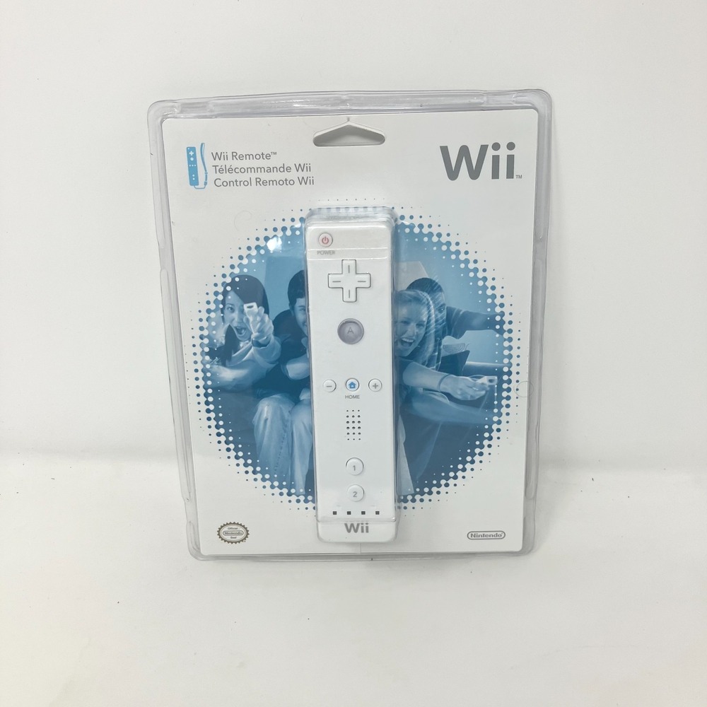 Nintendo Wii Remote RVL-003 Wireless Controller White w/ Wrist Strap Wii/Wii U